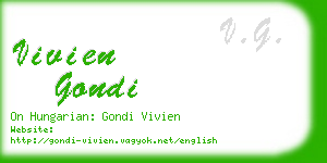 vivien gondi business card